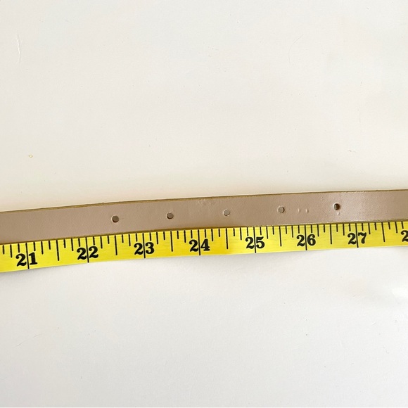 New Crewcuts J Crew Girls Leather Gold Glister Belt - Picture 5 of 5